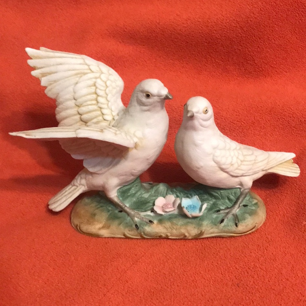 Vintage Love Dove Figurine